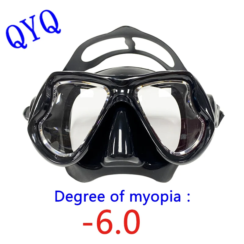 Маска для подводного плавания оптическая близорукость очки дайвинга взрослые