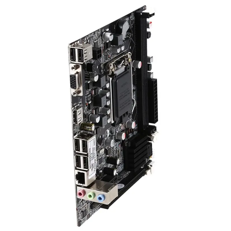 Jia Huayu Профессиональный H61 настольный компьютер Материнская плата LGA 1155 Pin cpu интерфейс обновления USB2.0 DDR3 1600/1333/1066