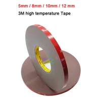 33mroll 3m auto tape size 5mm 8mm 10mm 12 mm double sided sticker acrylic foam adhesive high temperature tape free shipping