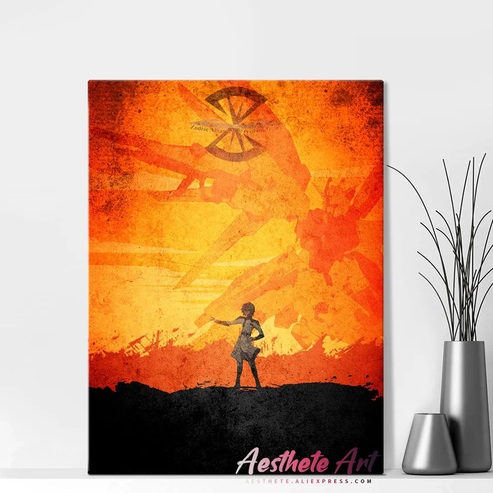 Декоративная настенная Картина на холсте с принтом |