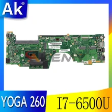 For Thinkpad YOGA 260 Laptop Motherboard CPU I7-6500U RAM 8GB LA-C582P FRU 00NY978 01LV849 01LV850 00NY979 100% Test ok