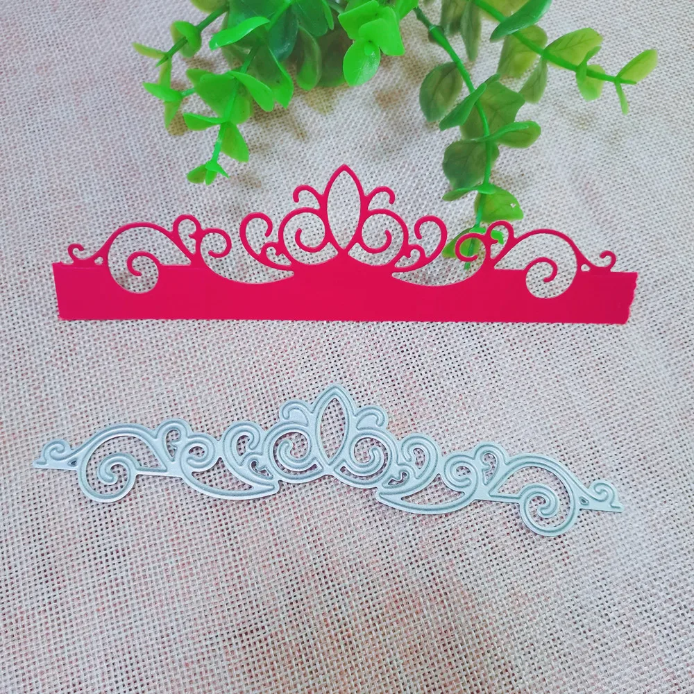 Металлический трафарет с кружевами и цветами шаблон для тиснения на бумаге