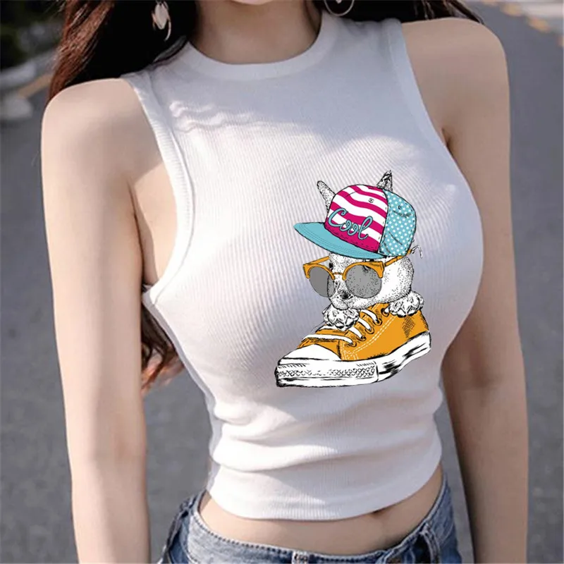 Модная Байкерская нашивка одежда 25 см обувь кролик шляпа Термотрансферная