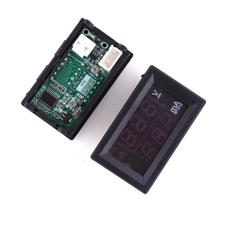 Цифровой вольтметр Амперметр постоянного тока 0-100 в 1 А двойной дисплей детектор