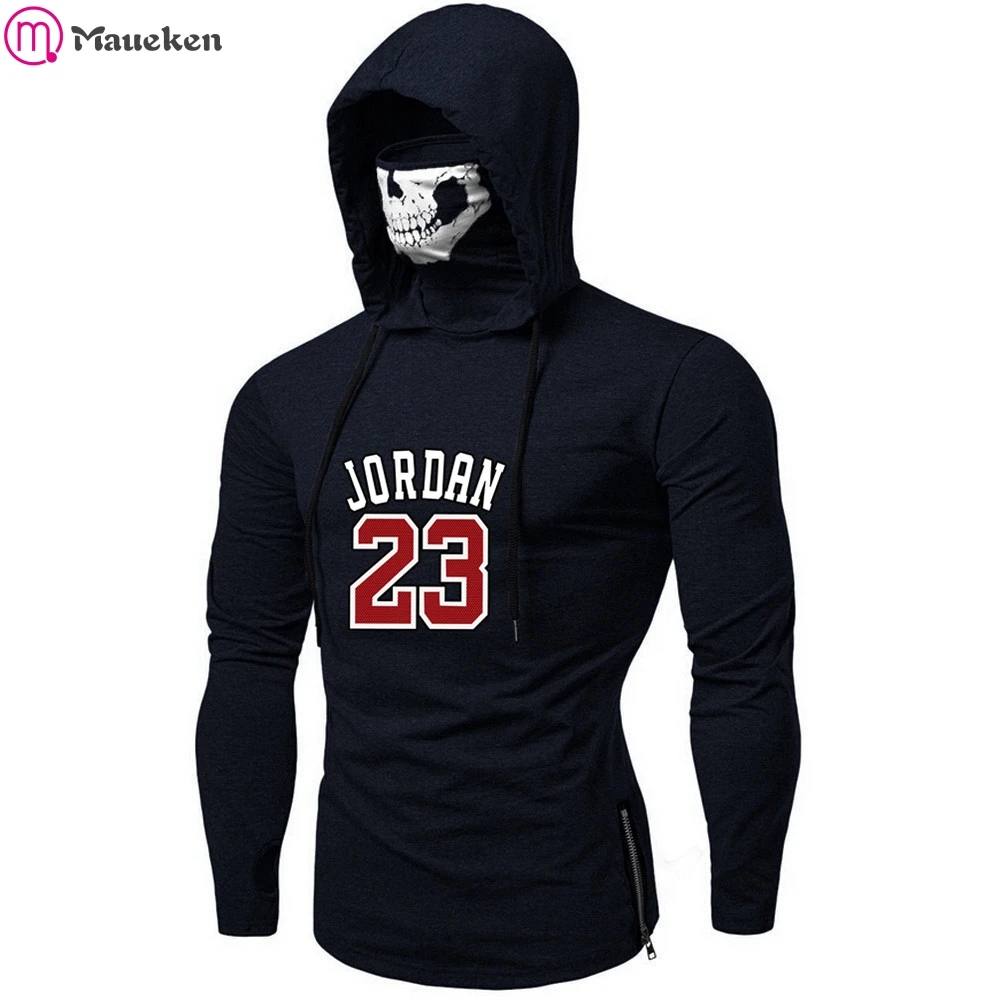 2020 мужская одежда толстовки с капюшоном Jordan маска череп чистый цвет пуловер