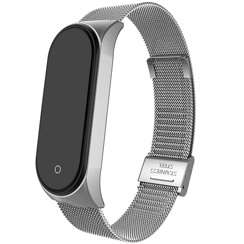 Ремешок для Xiaomi Band 4 и 3 браслет из нержавеющей стали Xiomi Xaiomi Xiami Xaomi Xaiomy металлический браслет для женщин и мужчин