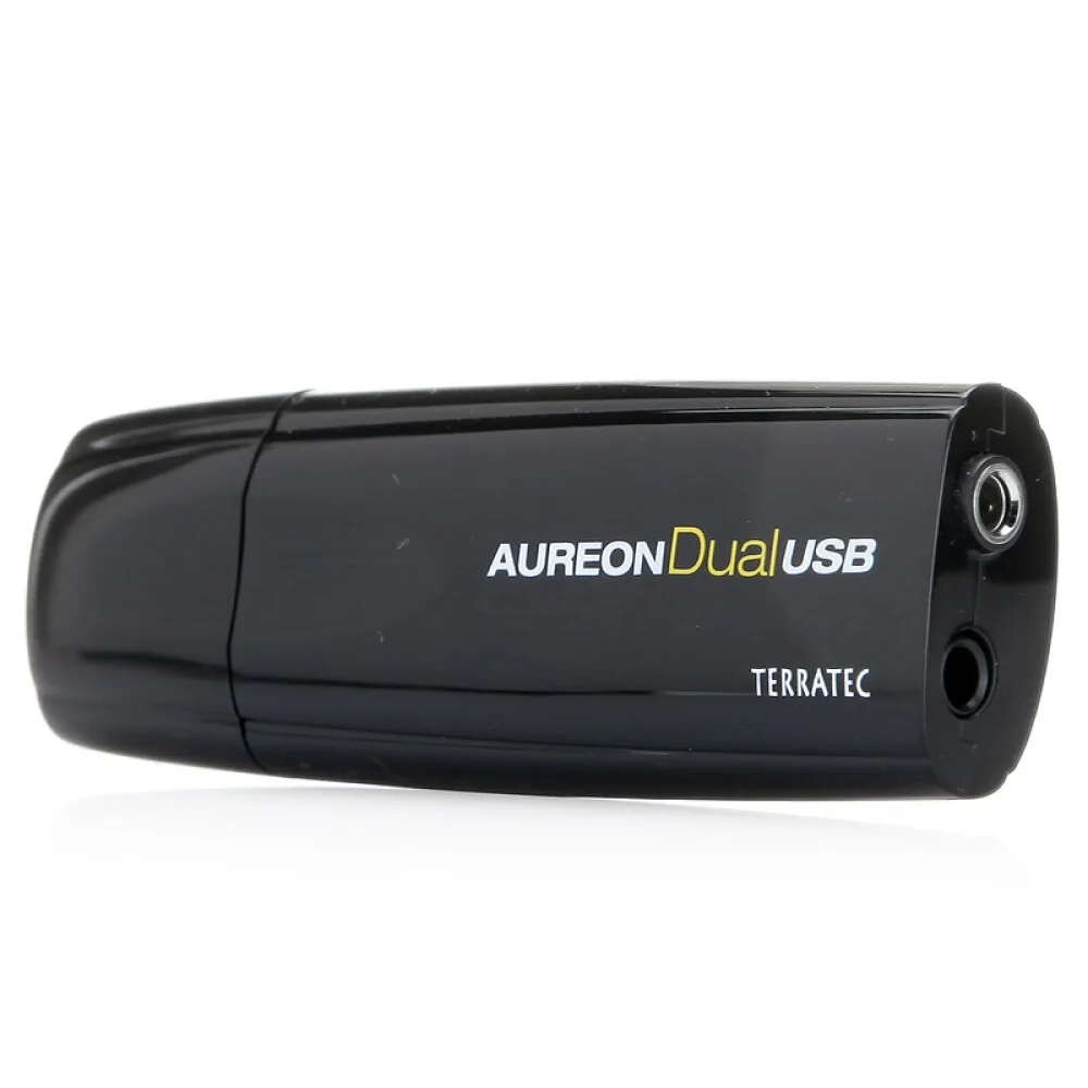 DAC TerraTec золотистый двойной USB звуковая карта без драйвера стерео выход микрофон