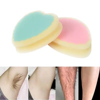 1pc painless hair removal epilator pad hair removal sponge unisex effective legs arm face body hair removal tools