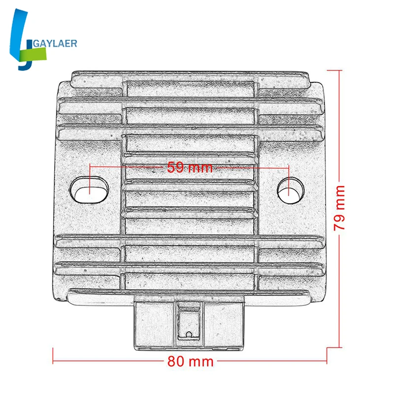 Motorcycle Voltage Regulator Rectifier for Yamaha YS125 2017 FZ150 2016 2GS-H1960-00 |