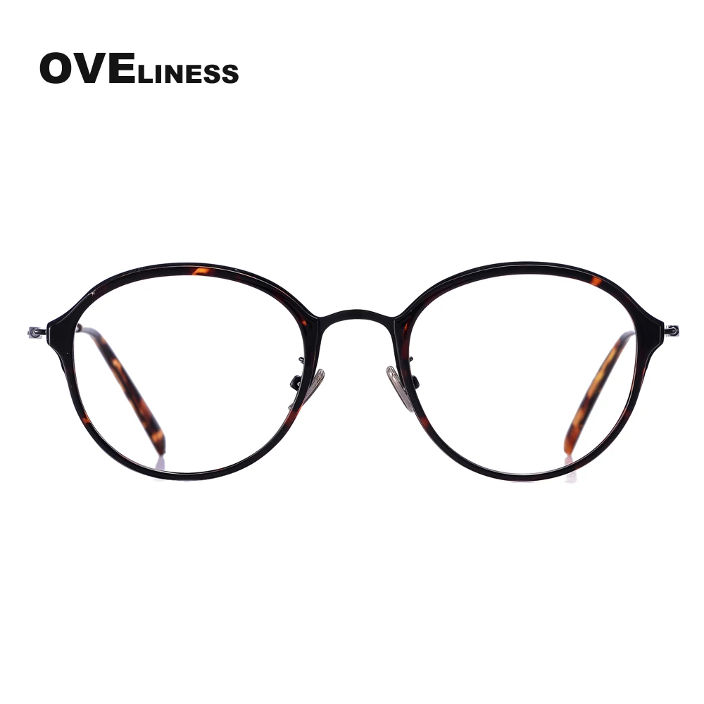 

Fashion women's eyeglasses frames Optical Round Glasses Frame for Women Vintage Myopia Prescription glasses full Korean eyewear