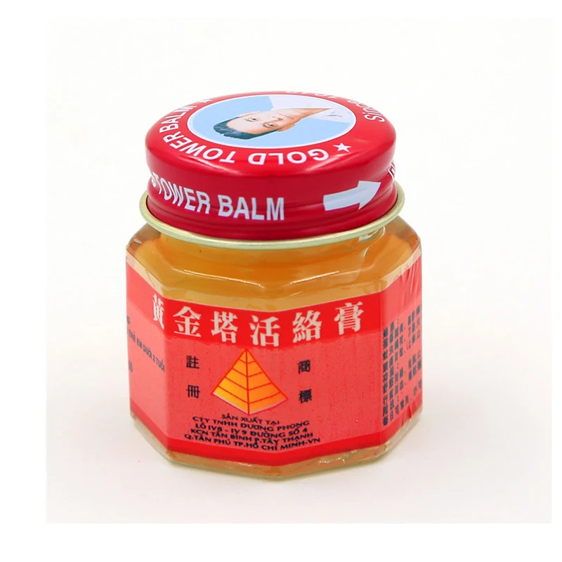 Вьетнамский бальзам с золотой башней 2 шт. тигровый активный крем массаж мышечные