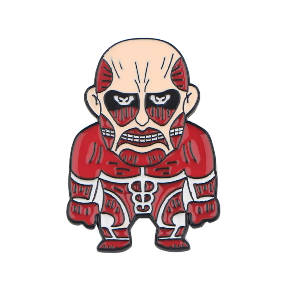 Брошь на булавке DZ1673 в стиле японского аниме Атака Титанов значок сумку одежду