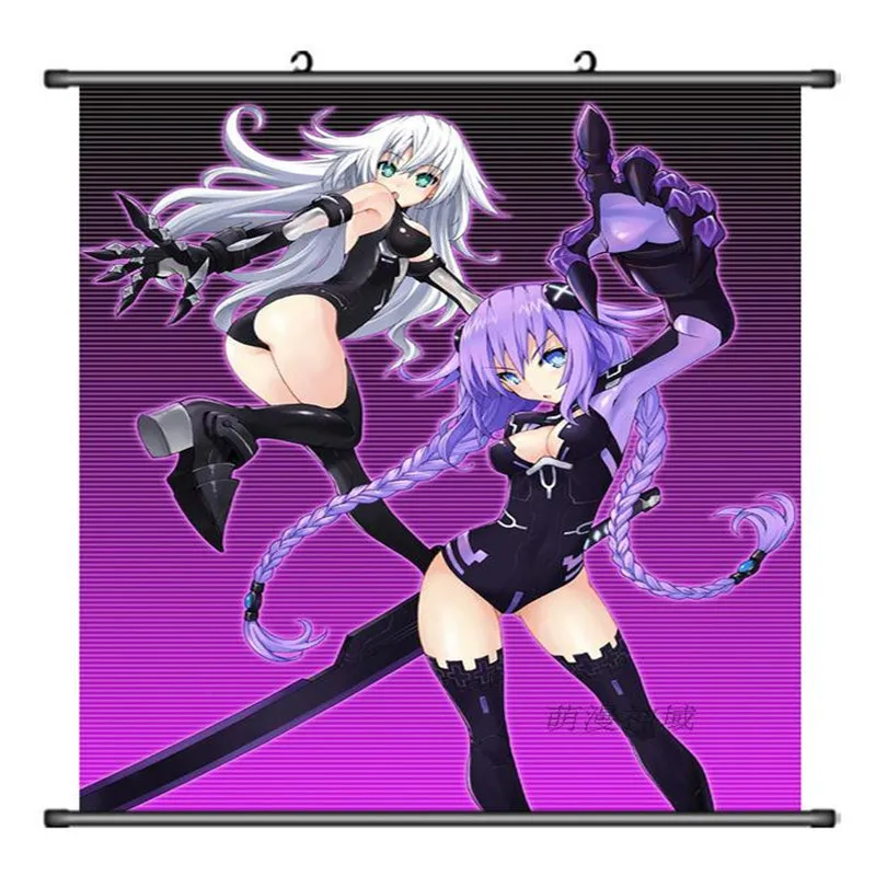Аниме Декоративные Фотографии Нептун Hyperdimension Neptunia Noire фиолетовое сердце и черное