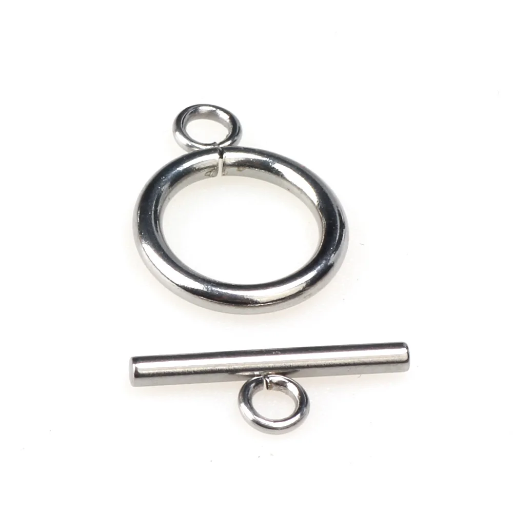 

High-Quality Stainless Steel OT Buckle Circular Connector, 8 Pieces/Batch, Used For DIY Bracelets, Necklaces, Jewelry Making
