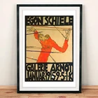 Постер Egon Schiele художественная галерея выставочная Печать холст живопись абстрактный постер настенные художественные картины для гостиной домашний декор
