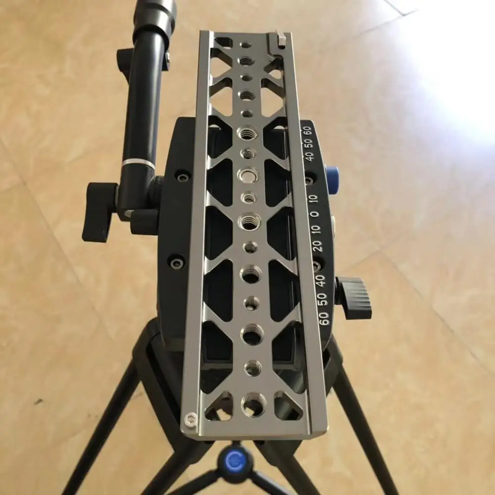 BEILATE 10 дюймов легкий клинообразной плиты для TILTA BMPCC4K/6K A7S2 A7S3 FX6 ZCAM S1H Камера Rig LWS