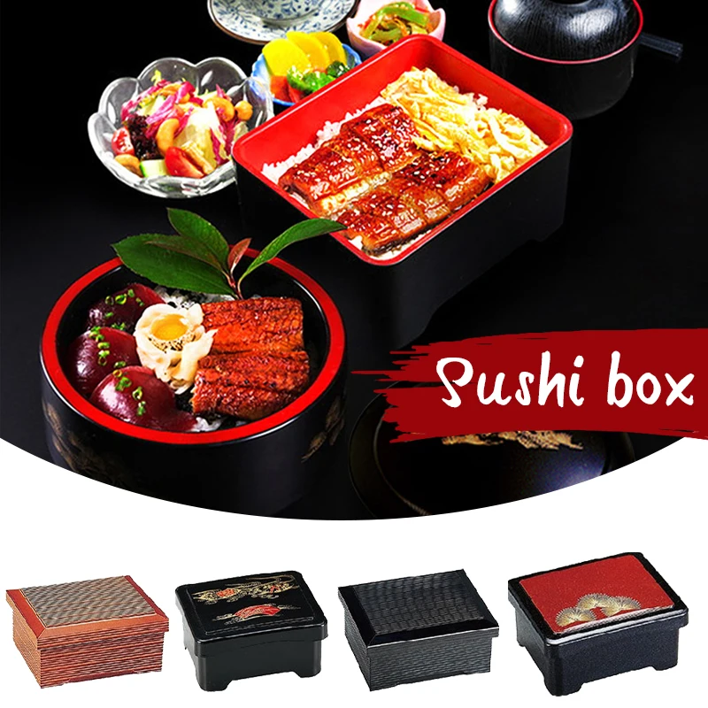 

Bento Lunch Boxes For Office Japanese Healthy Meal Prep Food Container Snack Box With Lid Kids School Sushi Eel Lunch Box