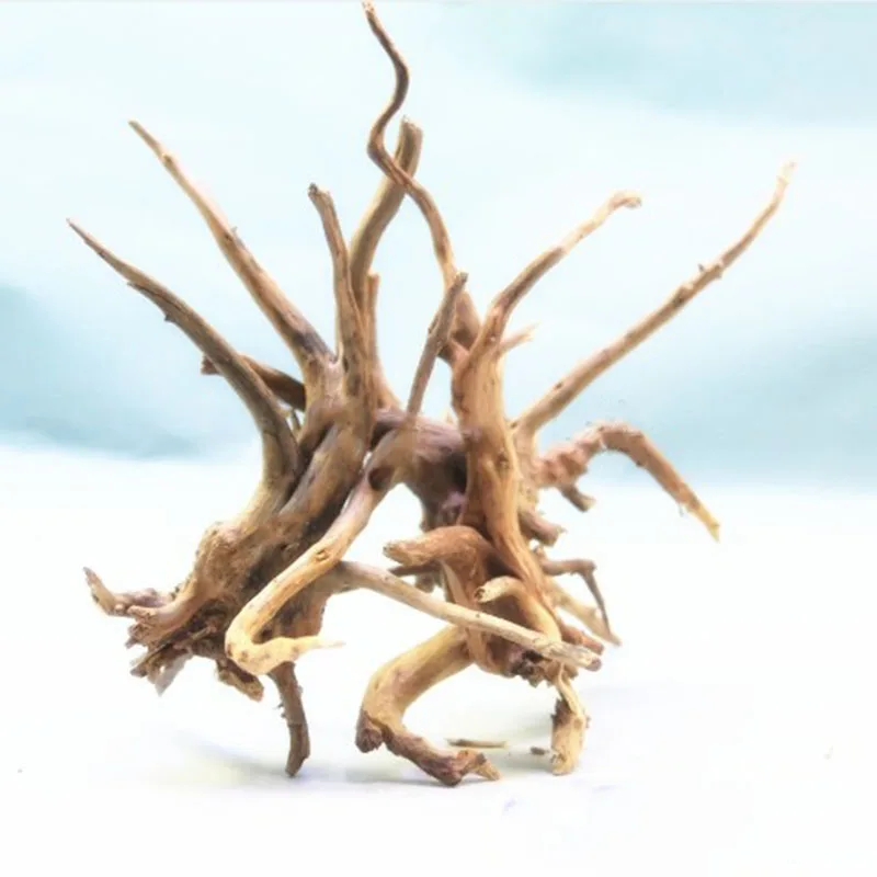 Аквариумное украшение деревянный натуральный ствол дерево аквариумное