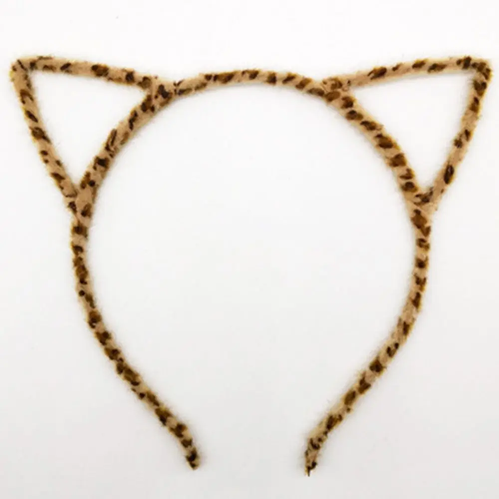 Модные женские туфли с милым котиком котенок уши металлический обруч для волос