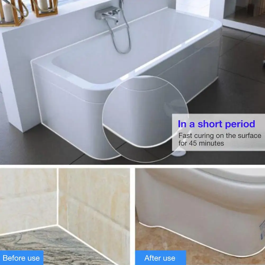 Барьер для душа водостойкая пробка воды косметический шов Пришивные края клей