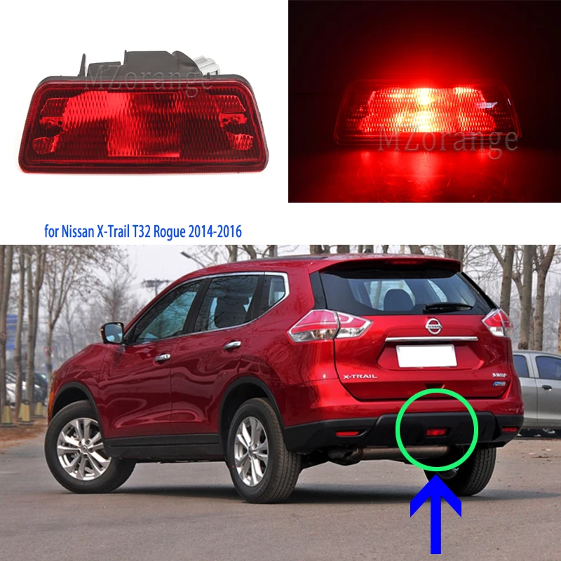 Для Nissan для X Trail T32 светодиодный задний светильник для Juke Rogue- светодиодный светильник s задний бампер светильник стоп-сигнал тормозной светильник задний светильник
