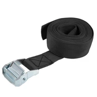 uxcell 4 5m x 38mm lashing strap cargo tie down straps with cam lock buckle 500kg work load black