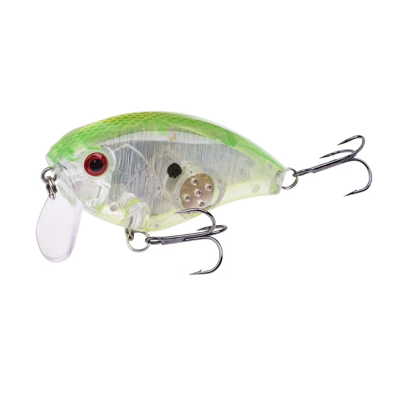 1Pcs Vibration Crank Sinking Wobblers Fishing Lures 65mm 16.5g Artificial Hard Bait Bass Japan Minnow Crankbait Fishing Tackle