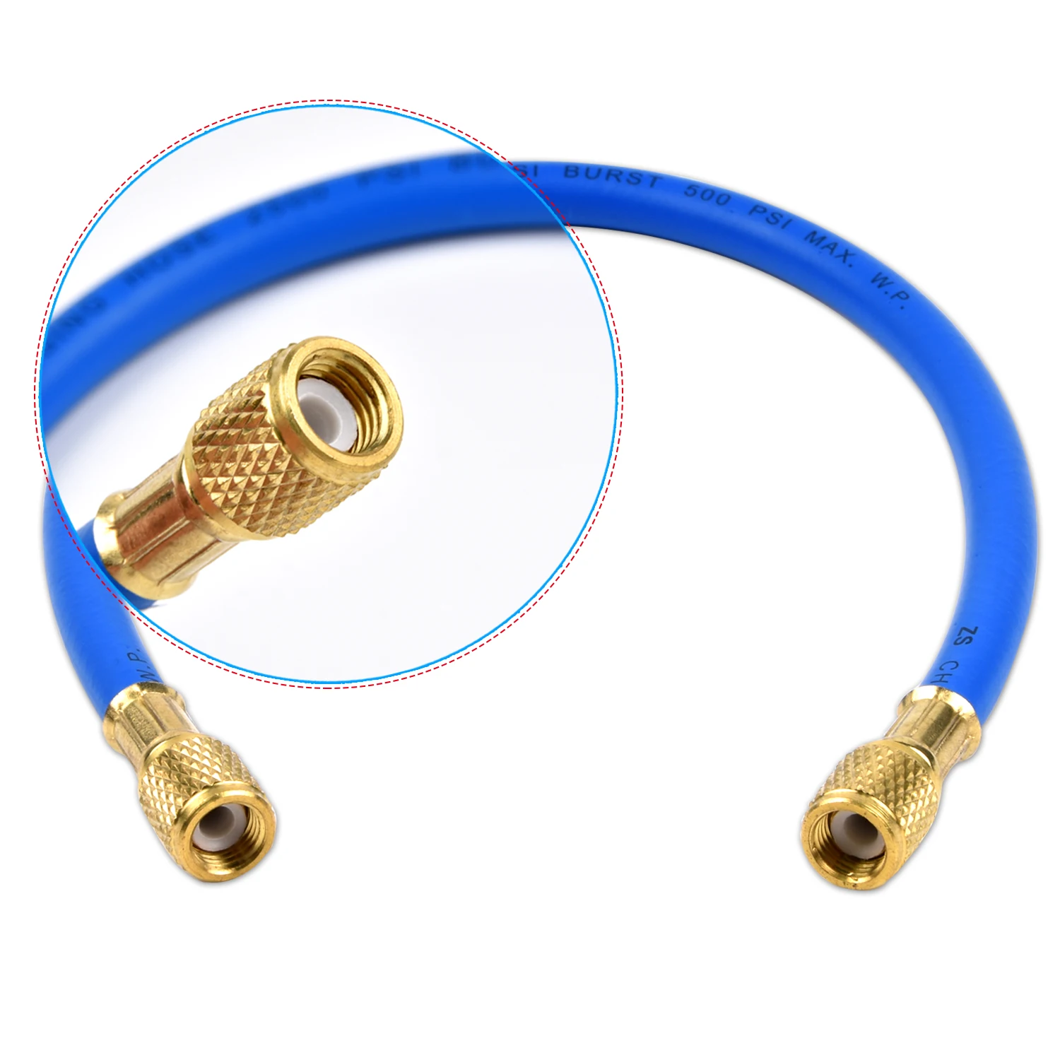 Discount! 1/4 Inch SAE AC Charging Hoses Tube Refrigerant Air Conditioning Refrigerant Charging Hose Wholesale Quick delivery