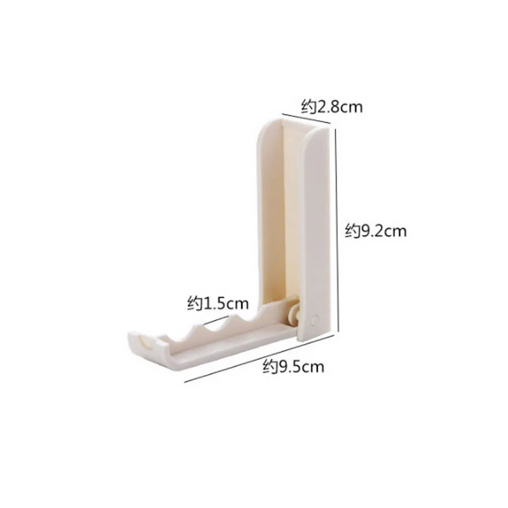 

1PC Plastic Folding Clothes Hanger Wall Hook Closet Organizer Shelves Coat Rack Storage Shelf For Kitchen Bathroom Towel Holder