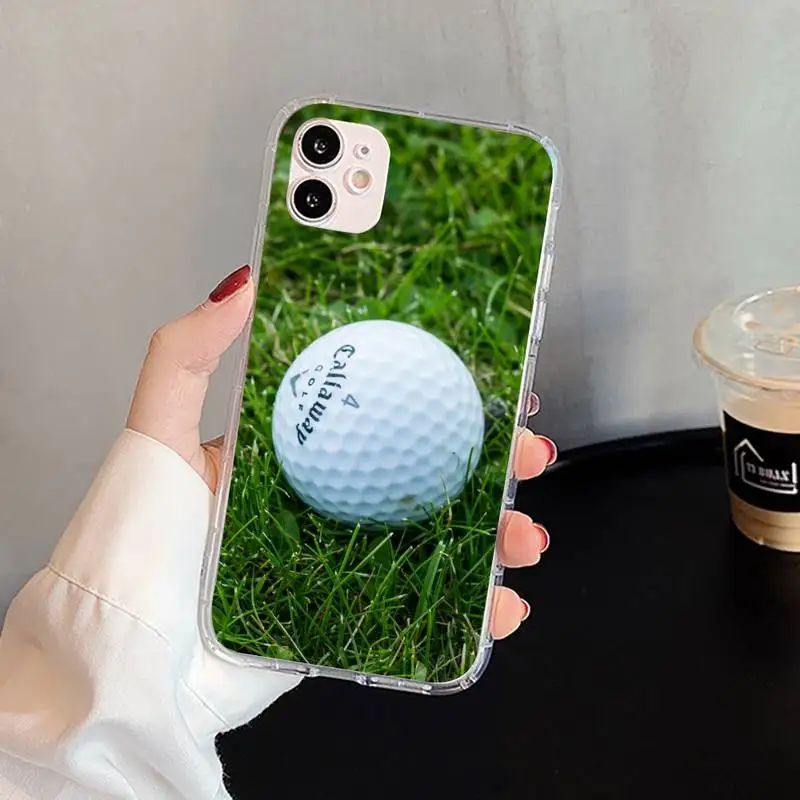 

Golf titleist brand Phone Case For iphone 5s 6 7 8 11 12 plus xsmax xr pro mini se Transparent Cover Fundas Coque