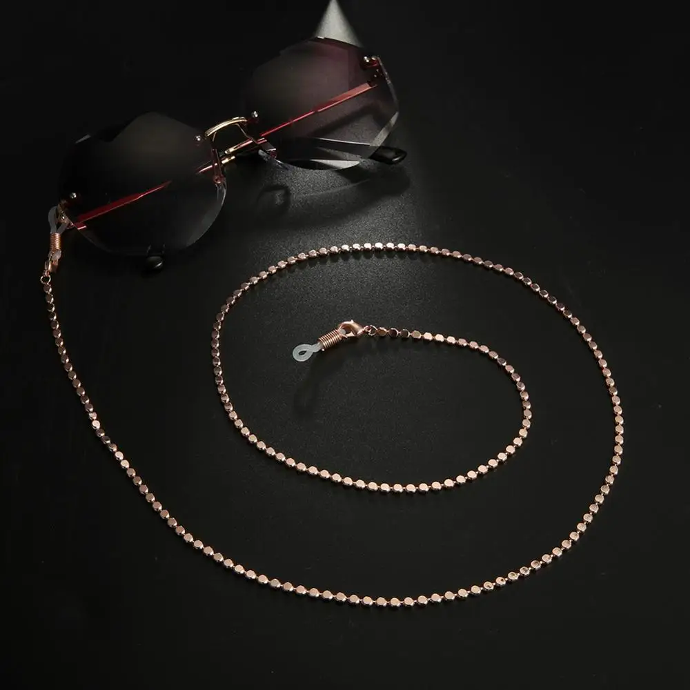 Teamer Fashion Chic Men Women Glasses Chain Metal Beads Sunglasses Lanyard Straps Reading Eyeglasses Holder Necklace Gifts | Аксессуары