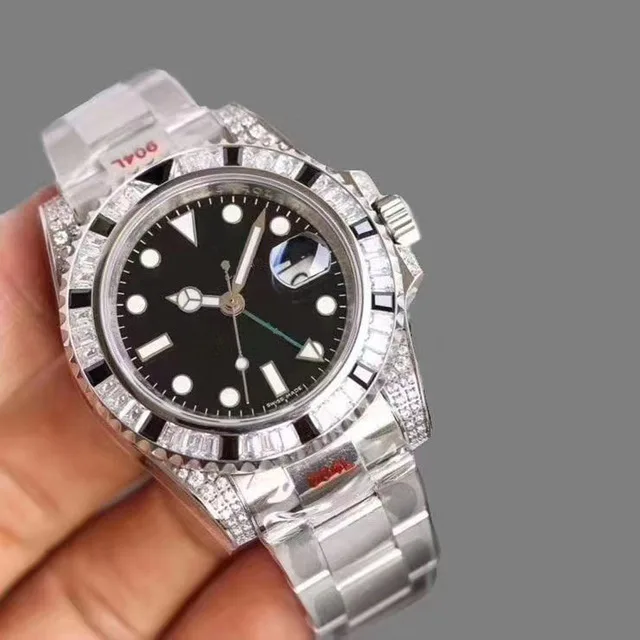 

GMT SUB Men's Automatic Mechanical Diamond 2813 Mechanical 6 colors datejust Top Desinger Mens aaa Watches sports