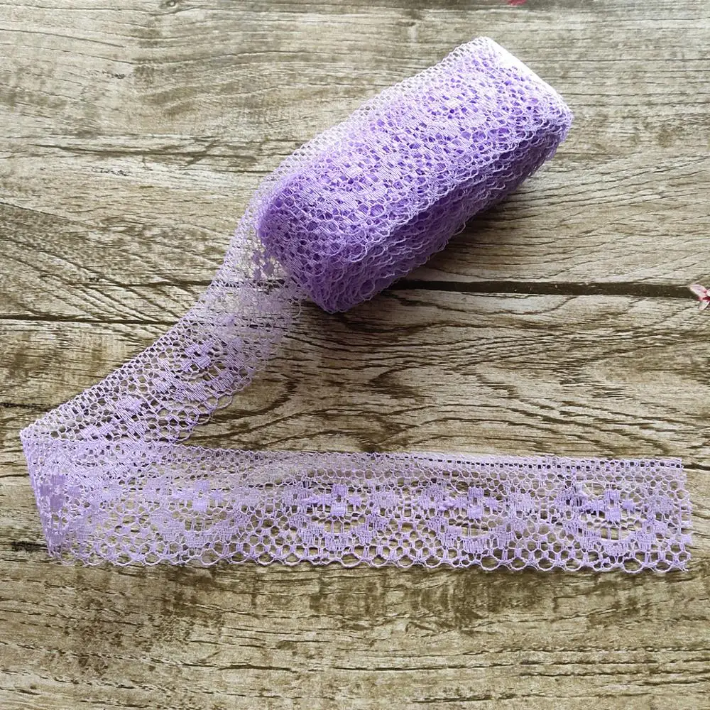 Лидер продаж 14 цветов 10 ярдов 40 мм ширина кружевная лента для шитья украшения DIY