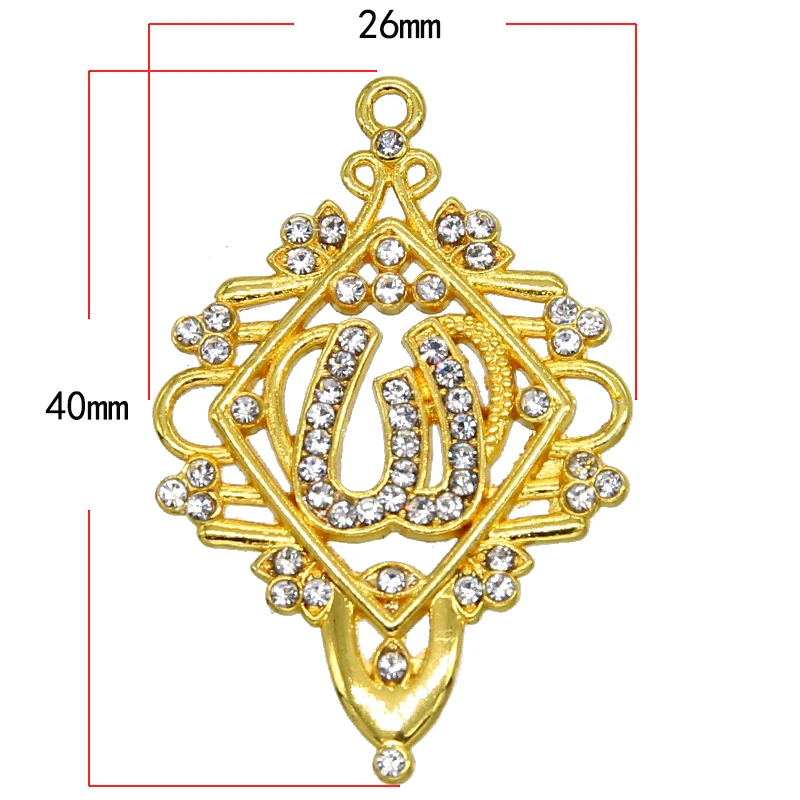 Оптовая продажа новый полый дизайн мусульманский кулон ожерелье сделай сам