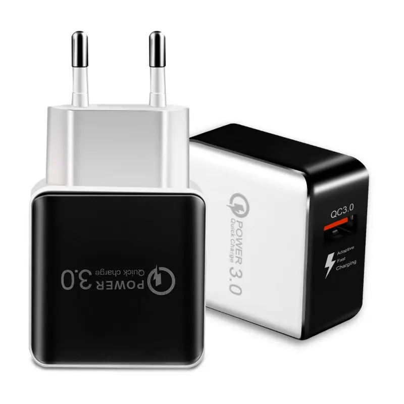Безопасные высокого качества QC3.0 настенное зарядное устройство ЕС США USB