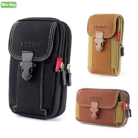 multifunctional dirt and wear resistance phone pouch bag for xiaomi redmi note 9 8 7 5 6 pro 8t 9t 9s case wallet belt cover