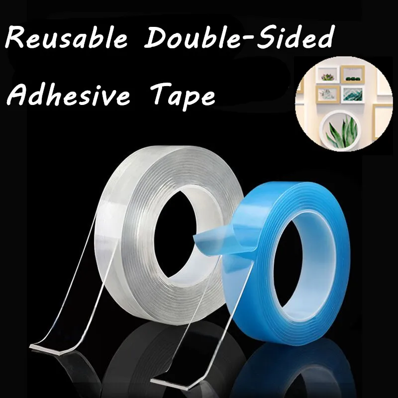 

Многоразовая двусторонняя клейкая нано-лента, не оставляющая следов, клейкая лента