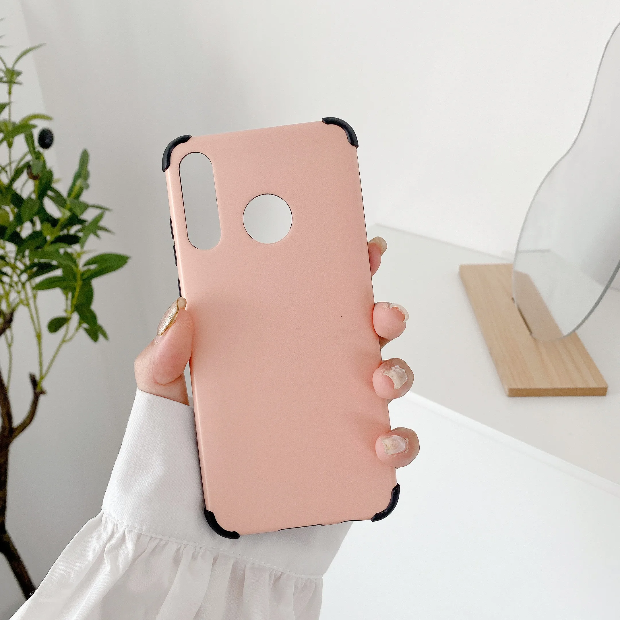 

Pure Color Phone Case For Huawei P30 Lite P40 Lite Pro Fashion Simple Candy Solft Case For Huawei NOVA 6 7 8 SE 4e Pro Bag Cover