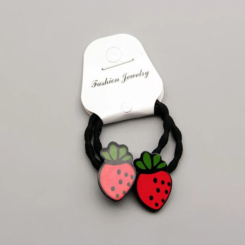 2 шт. веревка для волос с мультяшным животным Кроликом медведем котом детей