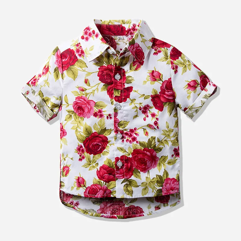 

Детские рубашки для мальчиков, летние детские рубашки для мальчиков, топы с коротким рукавом, детская блузка с принтом, одежда для мальчиков-малышей