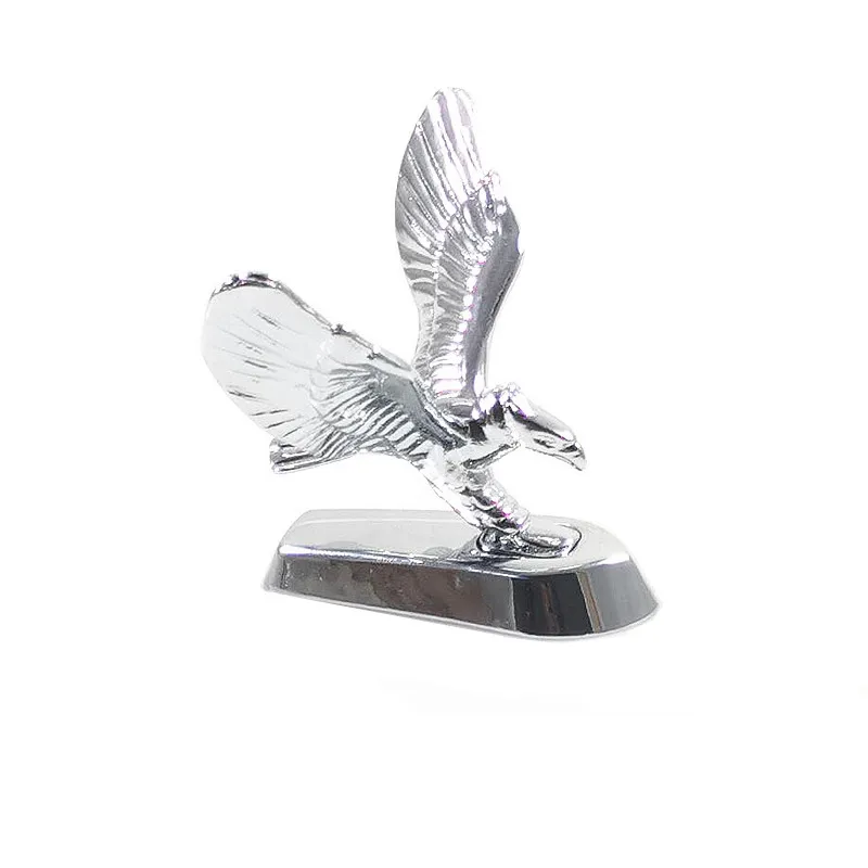 

Universal Motorcycle 3D Emblem Flying Eagle Auto Stickers Car Front Ornament Decals Creative Truck Head Decoration Bobber