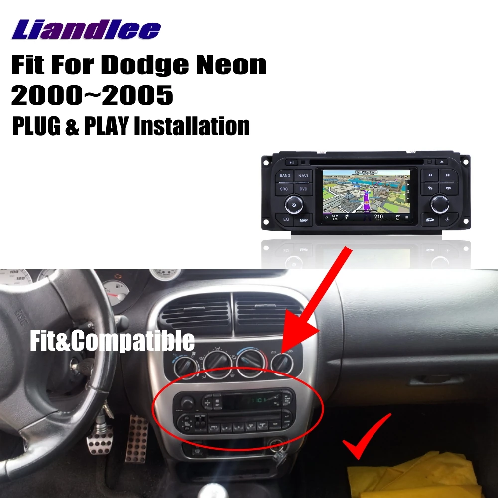 Liandlee Android автомобильный для Dodge Neon 2000 ~ 2005 радио CD DVD плеер GPS Navi навигация карты