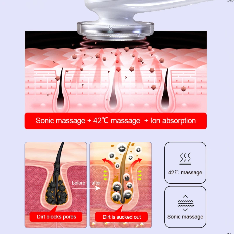 Koop Led Ems Facial Lifting Massager Machine Photon Ultrasone Gezicht Massage Rimpel Remover Aanscherping Huidverzorging Toning Schoonheid Apparaat