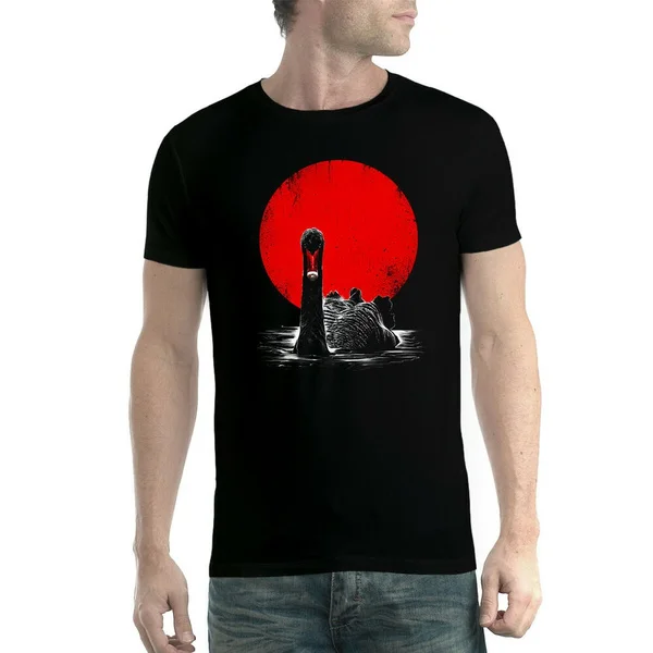 

Black Swan Red Moon Mens T-Shirt S-5XL