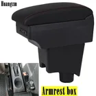 Для Renault Logan подлокотник коробка Logan 1-2 Универсальный центральный автомобильный подлокотник для хранения коробка аксессуары для модификации