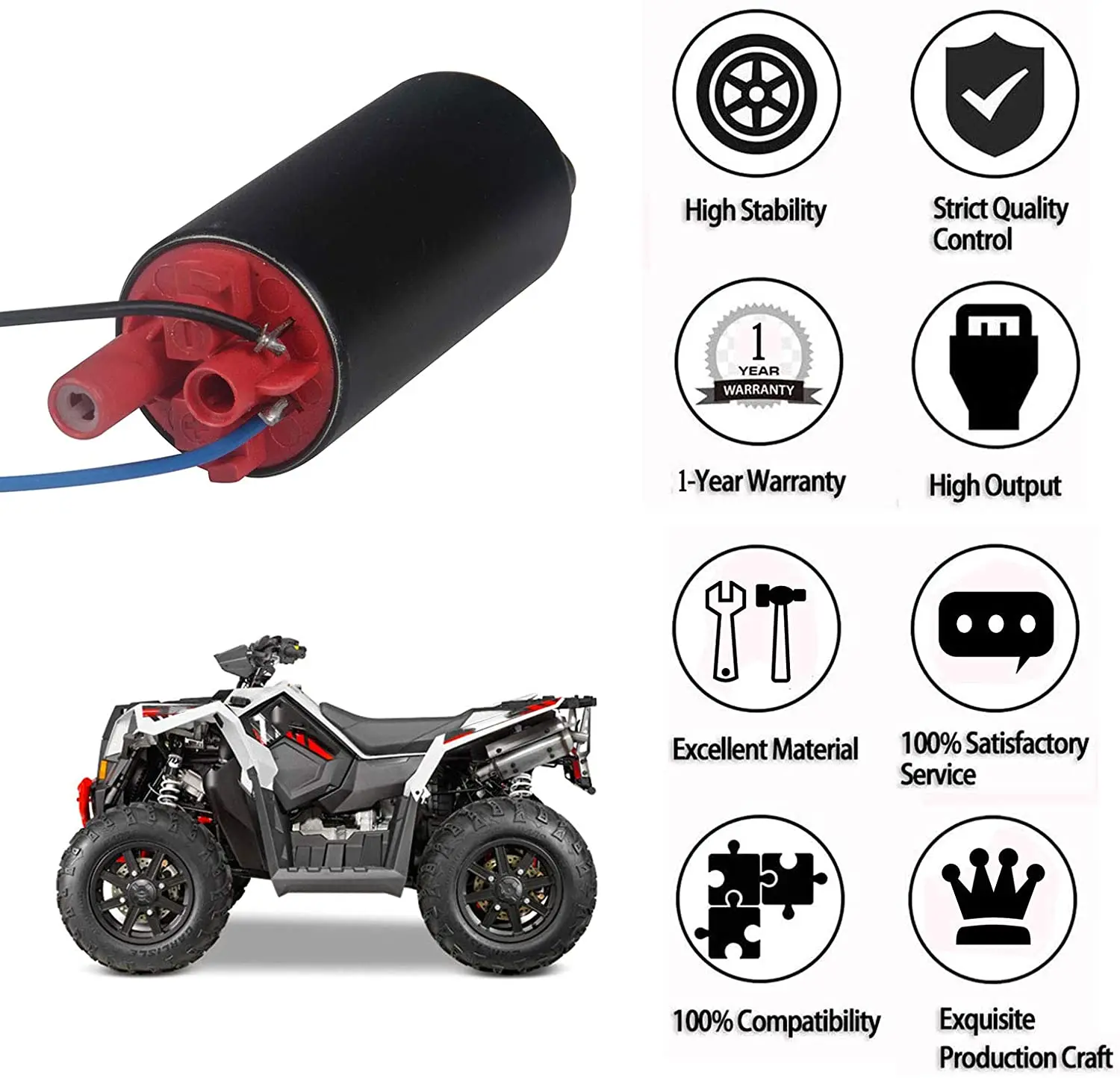 Новый внутренний топливный насос для Polaris RZR Ranger Scrambler Sportsman 570 800 850 900 1000 2204401 2204402