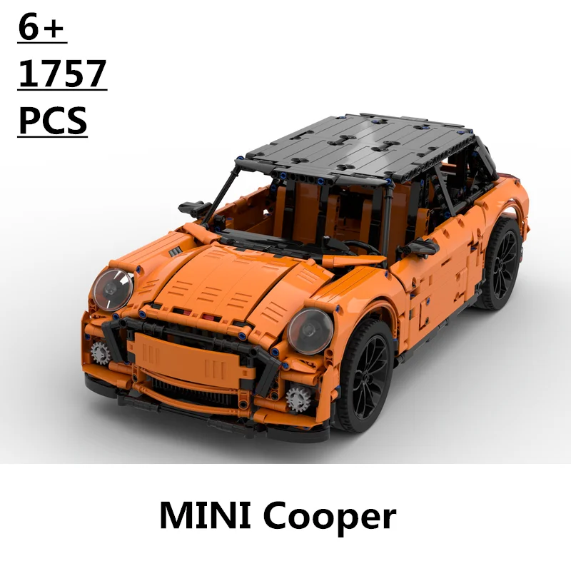 Новый Lepinins технологии строительный блок moc 365591 более 8 мини спортивный автомобиль