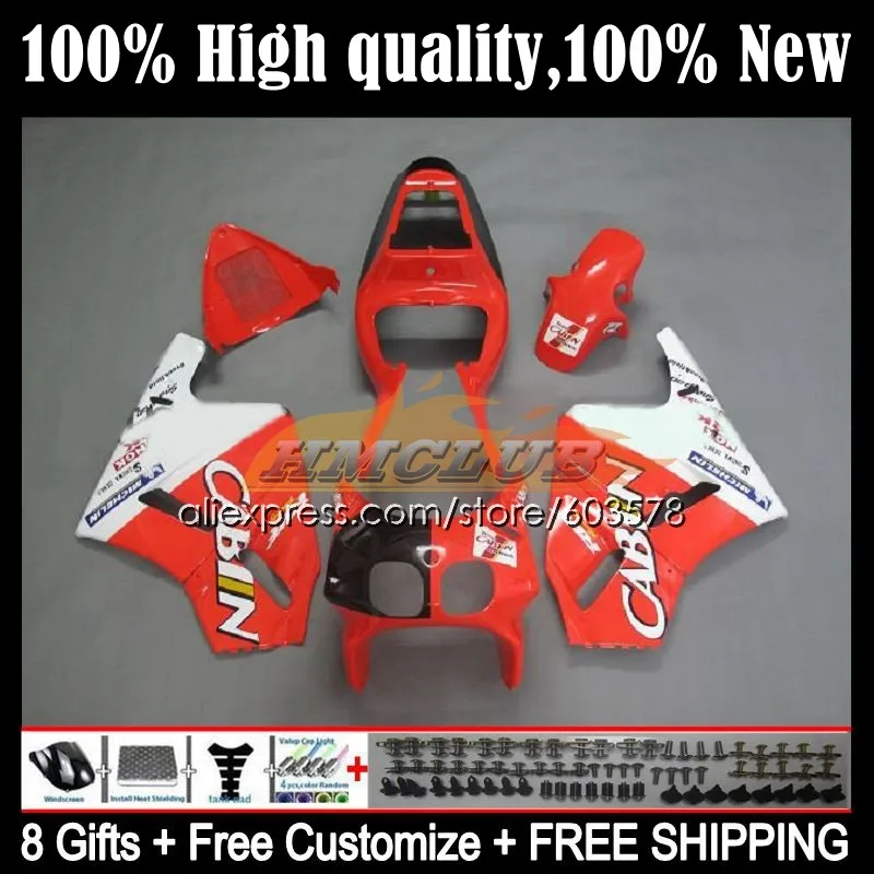 

Body For HONDA VFR400 R V4 VFR400RR RVF400R VFR400R 1987 1988 34CL.50 RVF VFR 400 R RR 400R CC NC24 87 88 Fairings Glossy Red