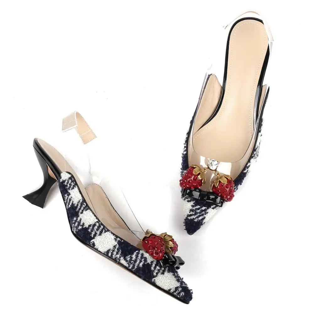 Сезон весна-лето коллекция 2020 года женские босоножки на высоком каблуке 6 см