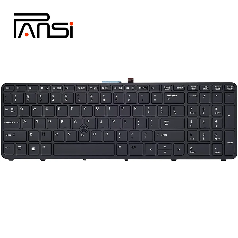 

PANSI New Replacement Backlit Laptop Keyboard Compatible FOR HP ZBOOK 15 G1 G2 17 G1 G2 US Keyboard with Point